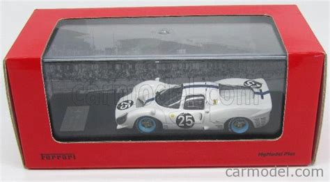 MG MODEL MGS052 Scale 1 43 FERRARI 412P N 25 TEST 24h LE MANS 1967