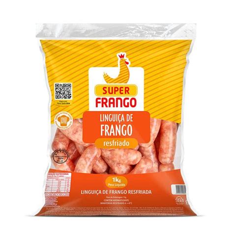 Celeiro Supermercado Linguica Frango Super Frango Fina 1kg