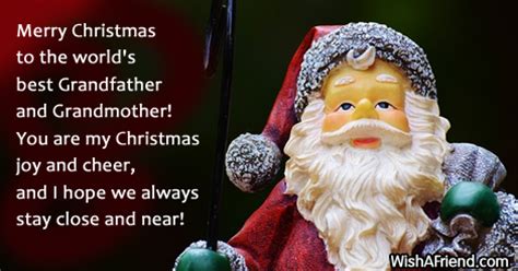 Christmas Messages for Grandparents