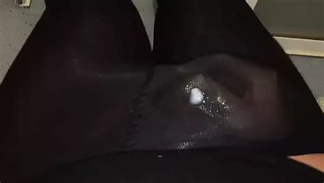 Crossdresser Cumming In Shiny Black Tights Gay Amateur Porn XHamster