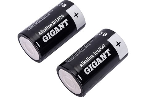 Батарейка Gigant Alkaline D/LR20 блистер 2 шт. GBA-D-2 - выгодная цена ...