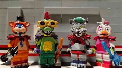 Here are some more FNaF Lego Figures I've made/painted, I still am not ...
