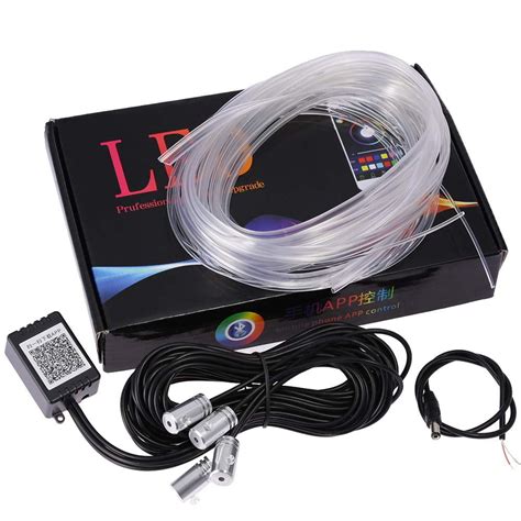 M Rgb Led Car Ypf Interior Neon El Waterproof Strip Light Sound