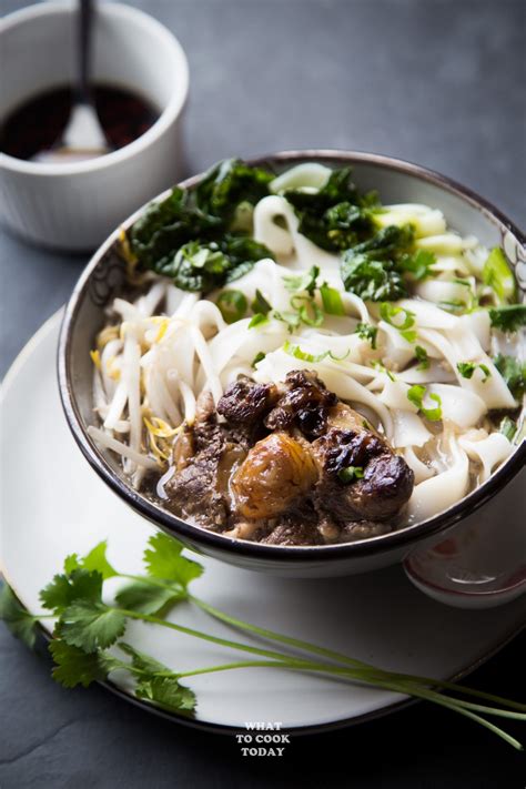 Instant Pot Oxtail Ho Fun Noodle Soup What To Cook Today