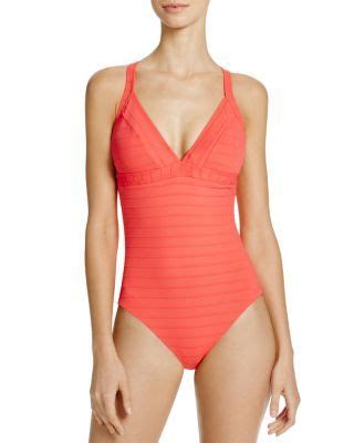 Amoressa By Miraclesuit Amoressa Band On Run Vanya Textured Stripe