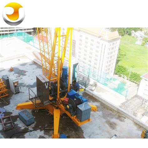 4t 6t 8t 16t Roof Derrick Crane Be Used In Removal Rise Tower Crane In Urban Construction