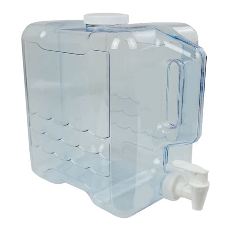 2 Gallon Clear Refillable Beverage Container Us Plastic Corp