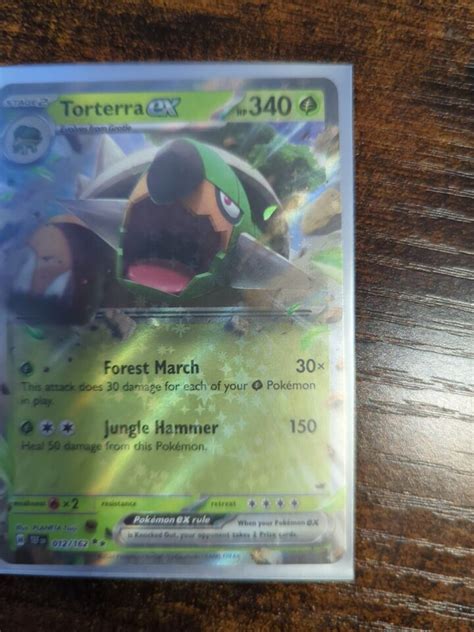 Torterra Ex 012 162 Double Rare Holo Temporal Forces Pokemon