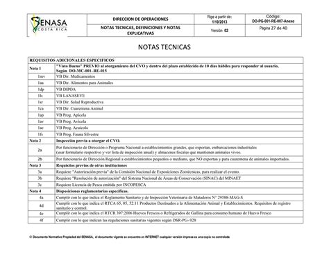 Notas Tecnicas Ejemplos