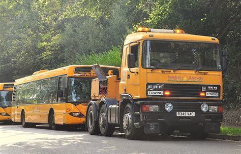 Sanders Coachs E R F EC11 R345 VAD A140 At Norwich LONE RANGER