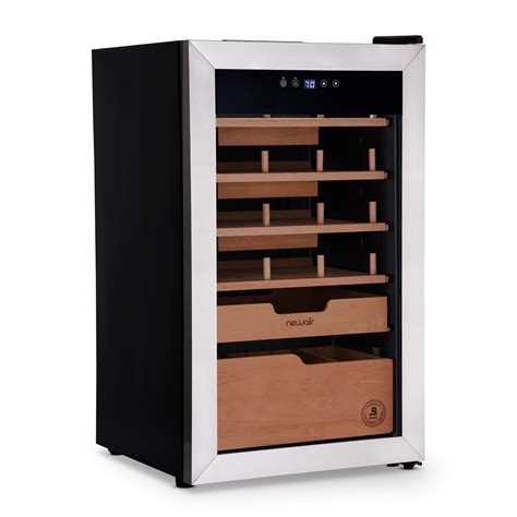 Newair X Boveda Count Electric Humidor Spanish Cedar Shelves With