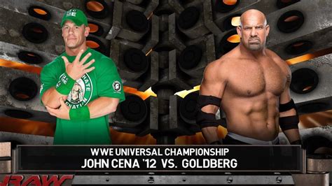 Goldberg Vs John Cena WWE Universal Championship WWE 2K23 YouTube