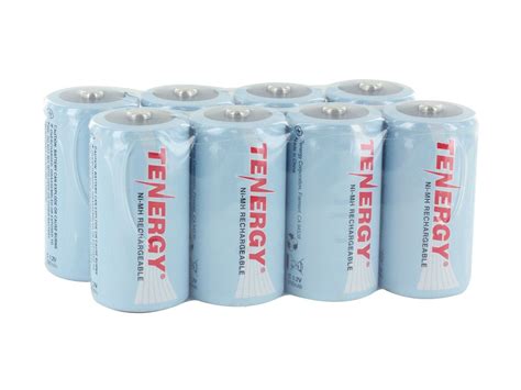 Tenergy 10200 C Cell 8PK 5000mAh 1 2V Nickel Metal Hydride NiMH