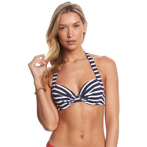 Tommy Bahama Breton Stripes Underwire Bikini Top Liked On