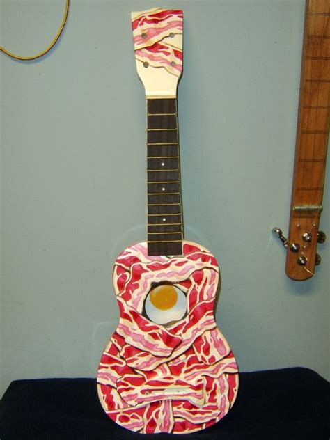 Nothing Is Better Then Bacon Except A Bacon Ukulele Ukulele Design