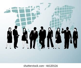 Vector Business Silhouette Stock Vector (Royalty Free) 46120126 ...