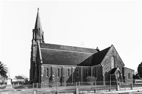 Dutch Reformed Church in Winburg. Monochrome Editorial Photography ...