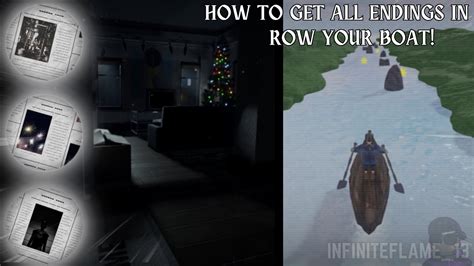 How To Get All Endings In Row Your Boat Roblox Gameplay Youtube