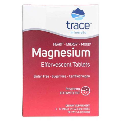 Magnesium Effervescent Tablets Trace Minerals Research