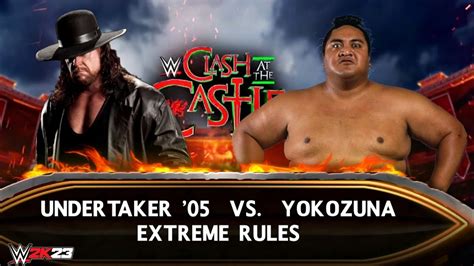 Full Match Undertaker 05 Vs Yokozuna Extreme Rules Match Clash At