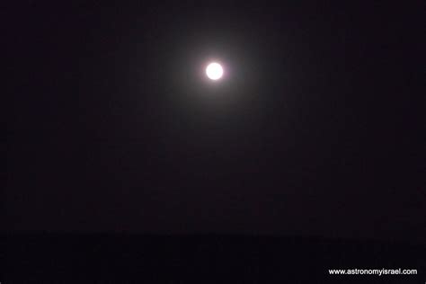 Astronomy Israel Supermoon Over Machtesh Ramon