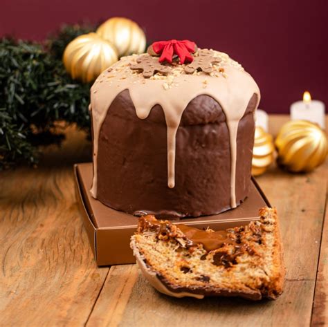 Panettone Recheado Doce De Leite E Gotas De Chocolate Pati Piva