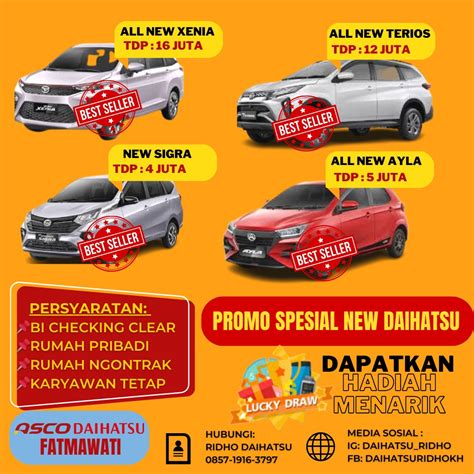 Daihatsu Termurah Ayla Sigra Xenia Terios On Carousell