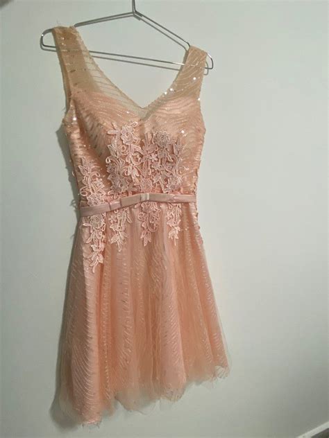 Pink Glitter Princess Dress Women S Fashion Dresses And Sets Evening Dresses And Gowns On Carousell