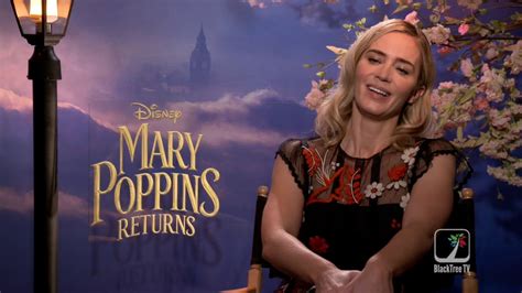 Emily Blunt Interview For Mary Poppins Return Youtube