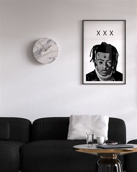 Xxxtentacion Poster College Dorm Decor Black And White Etsy