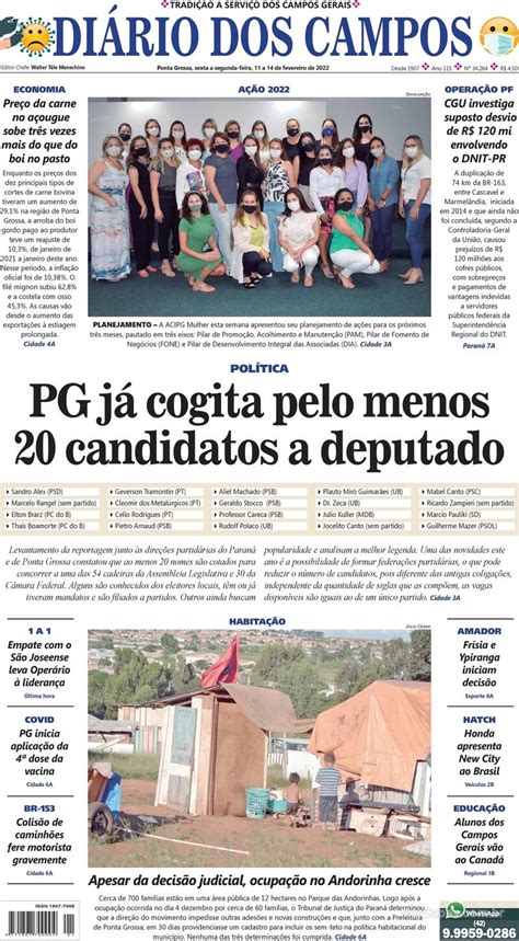 Capa Diário dos Campos Terça 21 de Dezembro de 2021