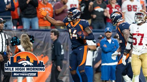 Mile High Morning Courtland Sutton On Pace For A Career Year In 2022