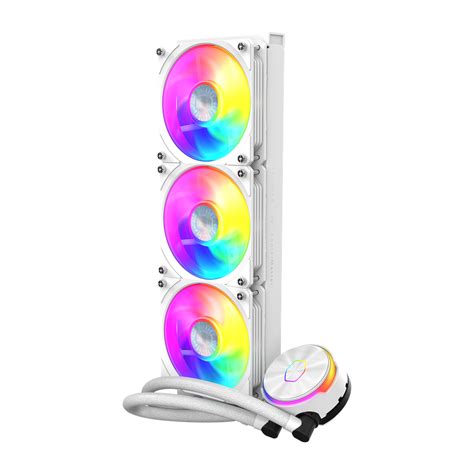 MasterLiquid PL360 Flux White Edition CPU Liquid Cooler Cooler Master