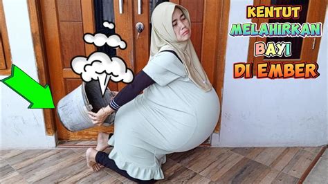 Melahirkan Bayi Lucu Ember Warna Hitam DRAMA LUCU MAMA ANTY