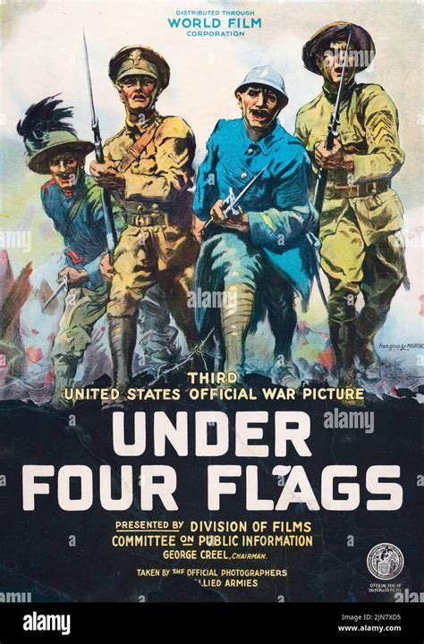 Under Four Flags, United States Official War Picture, Division of Films ...