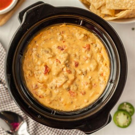 Crock Pot Sausage Cheese Dip Velveeta Cheese Dip With Sausage