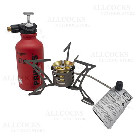 Primus Omnilite Ti Stove And Fuel Bottle In Grey