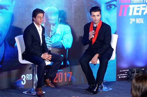 Promotion Of Film Ittefaq Shah Rukh Khan And Karan Johar