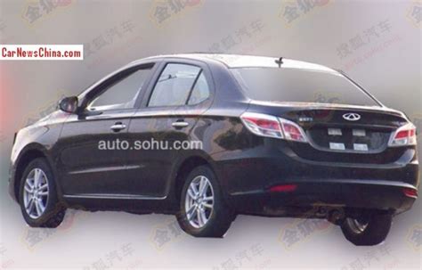 Spy Shots Chery Arrizo 3 Sedan Testing In China