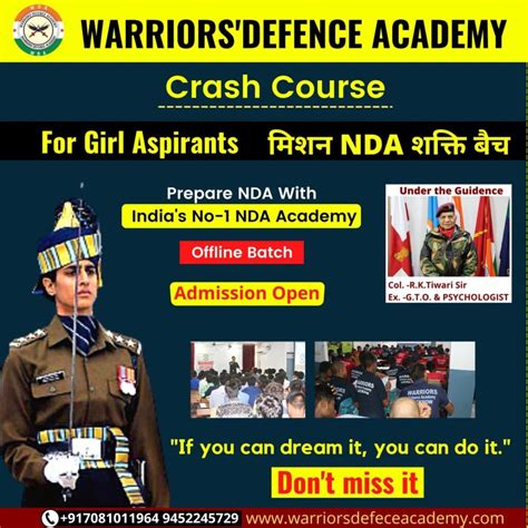 Top Nda Coaching In Lko India Warriors Defence Academy Warriors