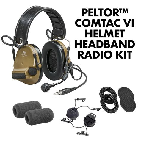 Peltor ComTac VI | NIB w/ Gel Earcups & ARC Mounts (All Color Options ...