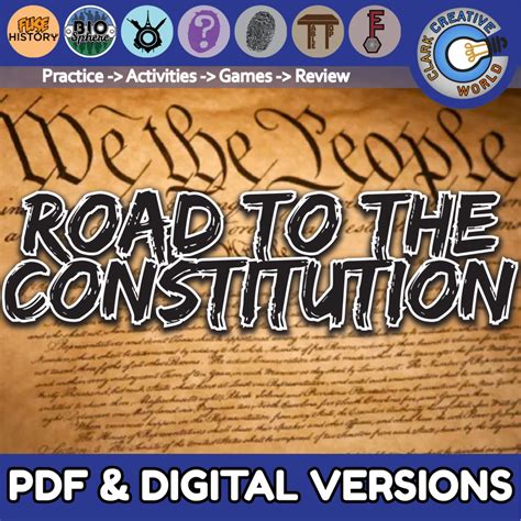 Road To The Constitution Unit Bundle Clark Creative Education