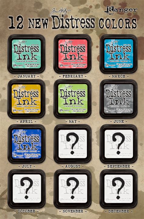 Dibberdabber S Cardegories Tim Holtz New Distress Colors