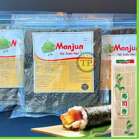 Jual Manjun Yaki Nori Pcs Sushi Seaweed Rumput Laut Korea Shopee