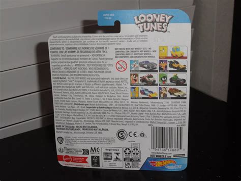 Mavin Hot Wheels Character Cars Looney Tunes Marvin The Martian Creased Card
