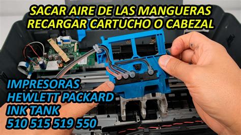 Purgar O Sacar Aire De Mangueras Y Cabezales Impresoras Hp Ink Tank