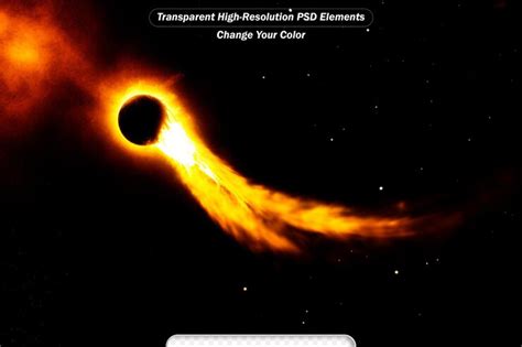 Premium Psd A Black Hole Swallowing Galaxies Elements Of This Image Furnished Nasa