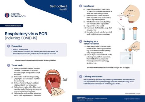 Nasal Swab Collection Procedure