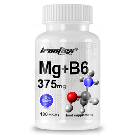 Ironflex Mg+B6 375Mg Suplement diety, 100 tab. | Sklep EMPIK.COM