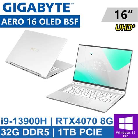 技嘉 Aero 16 Oled Bsf A3tw964sp 16吋 銀 筆記型電腦 現貨 廠商直送 蝦皮購物